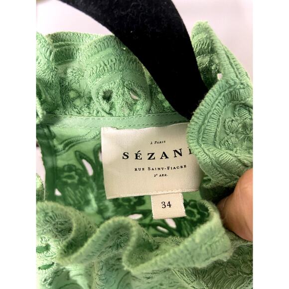 Sezane Louisah Blouse size 34 - US 2 - Picture 4 of 6